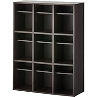 12/6まで‼️SatoSangyo シューズラック ブラウン シューズラック 靴箱 3列6段 18人用 木製 オープン SR0912-18